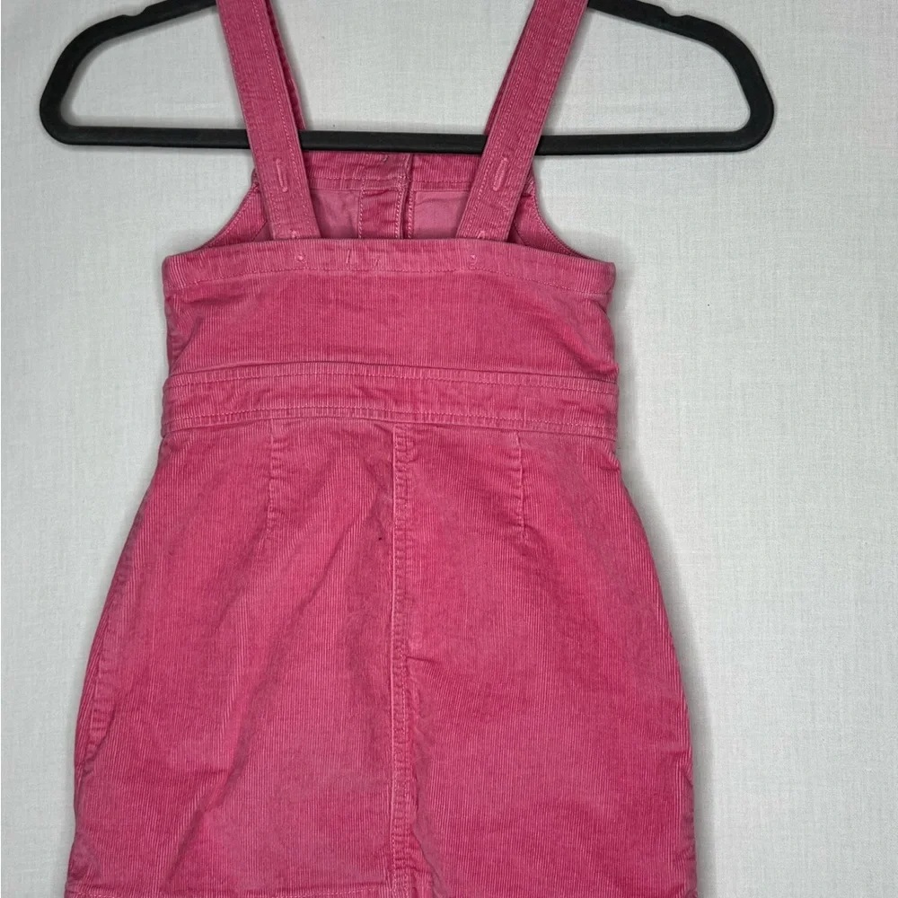 J Crew Crewcuts Girls Pocket Corduroy Jumper Dress Sz 5‎ Pink Spring Easter